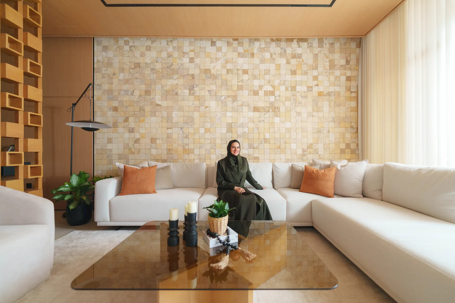 المهندسة أمل الفقيه في أحد مشاريعها – Eng. Amal Alfageeh in one of her projects