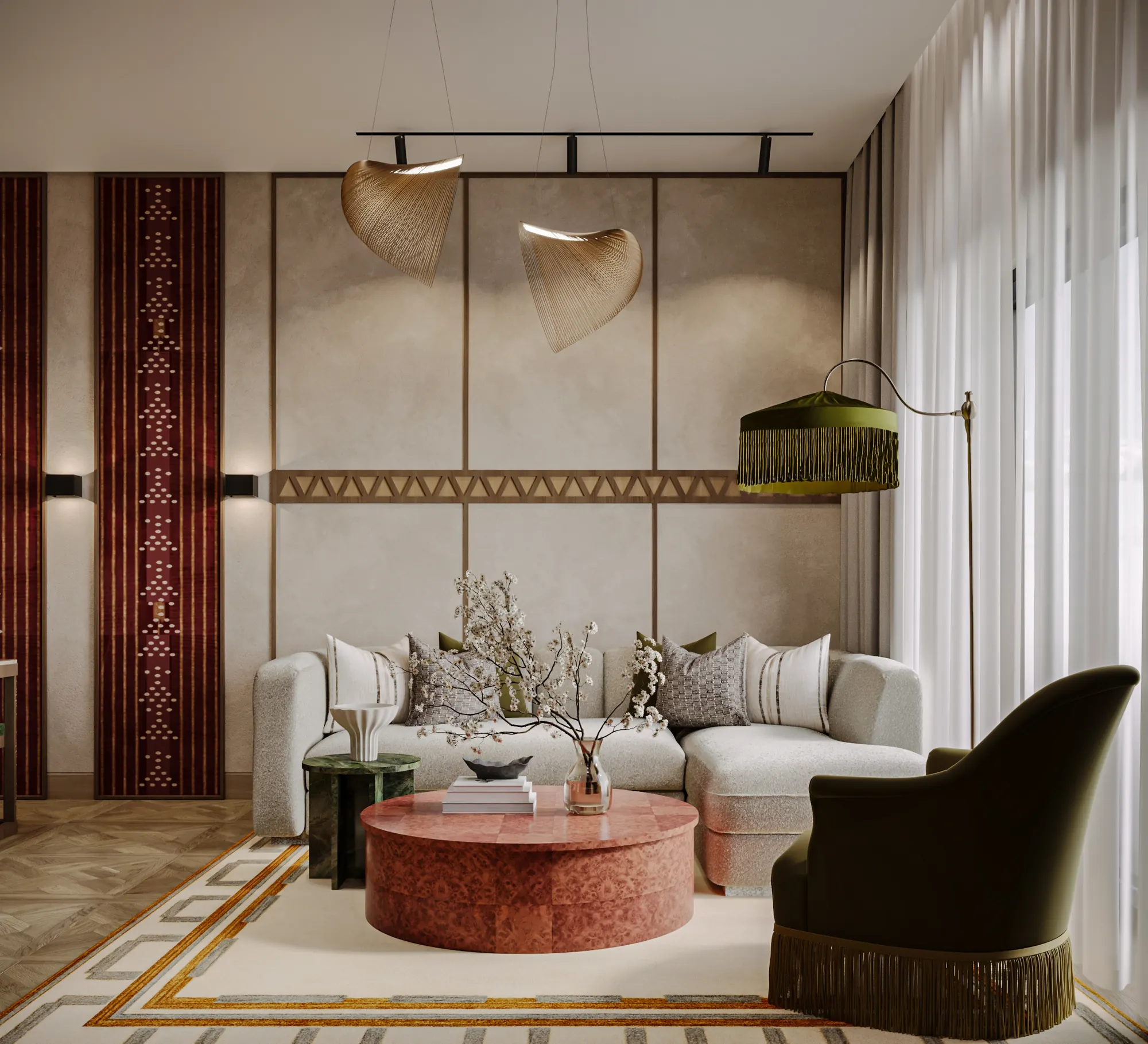 شقة مينا 58 – Mena 58 Apartment | تصميم أمل الفقيه · Amal Alfageeh