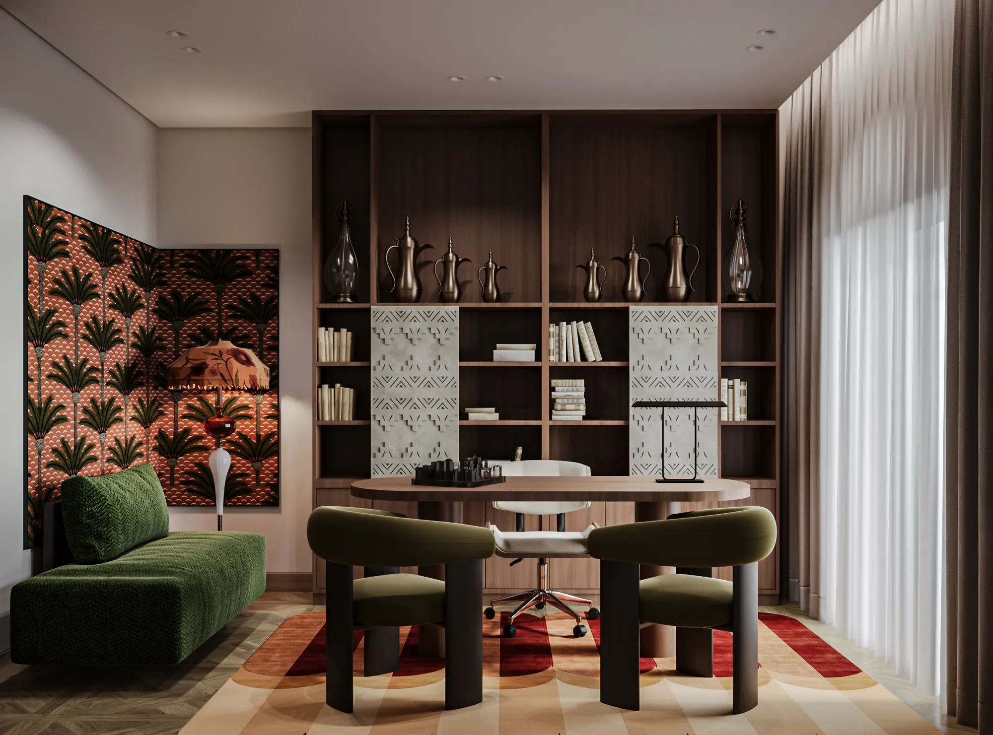 شقة مينا 58 – Mena 58 Apartment | تصميم أمل الفقيه · Amal Alfageeh