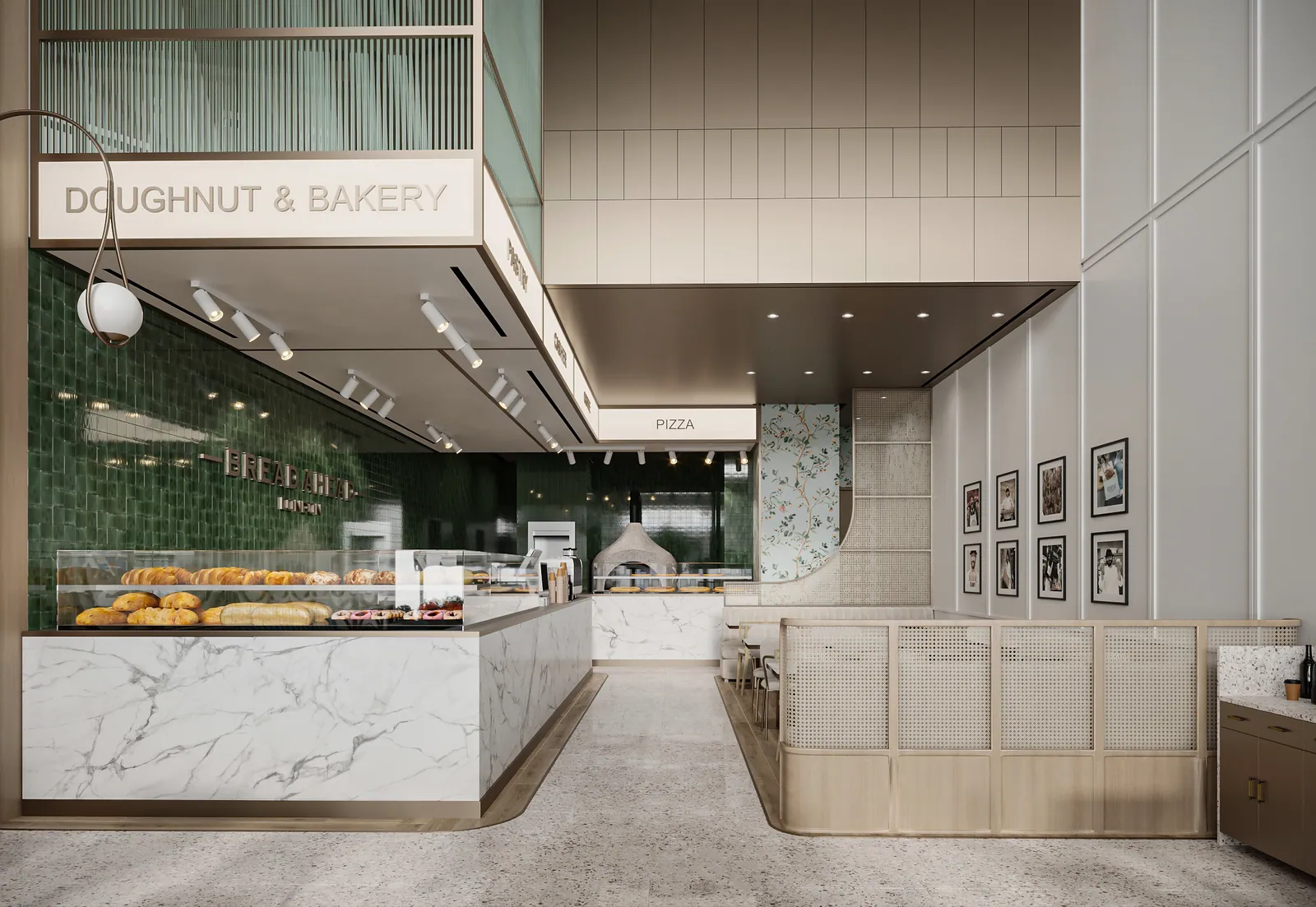 بريد أهيد – جدة – Bread Ahead Bakery & Café, Jeddah | تصميم أمل الفقيه · Amal Alfageeh