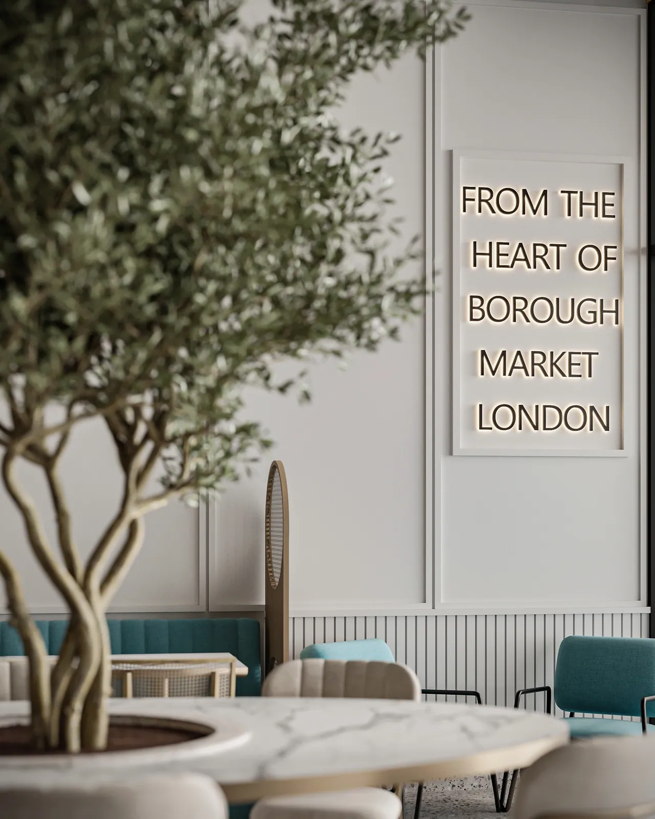بريد أهيد – جدة – Bread Ahead Bakery & Café, Jeddah | تصميم أمل الفقيه · Amal Alfageeh