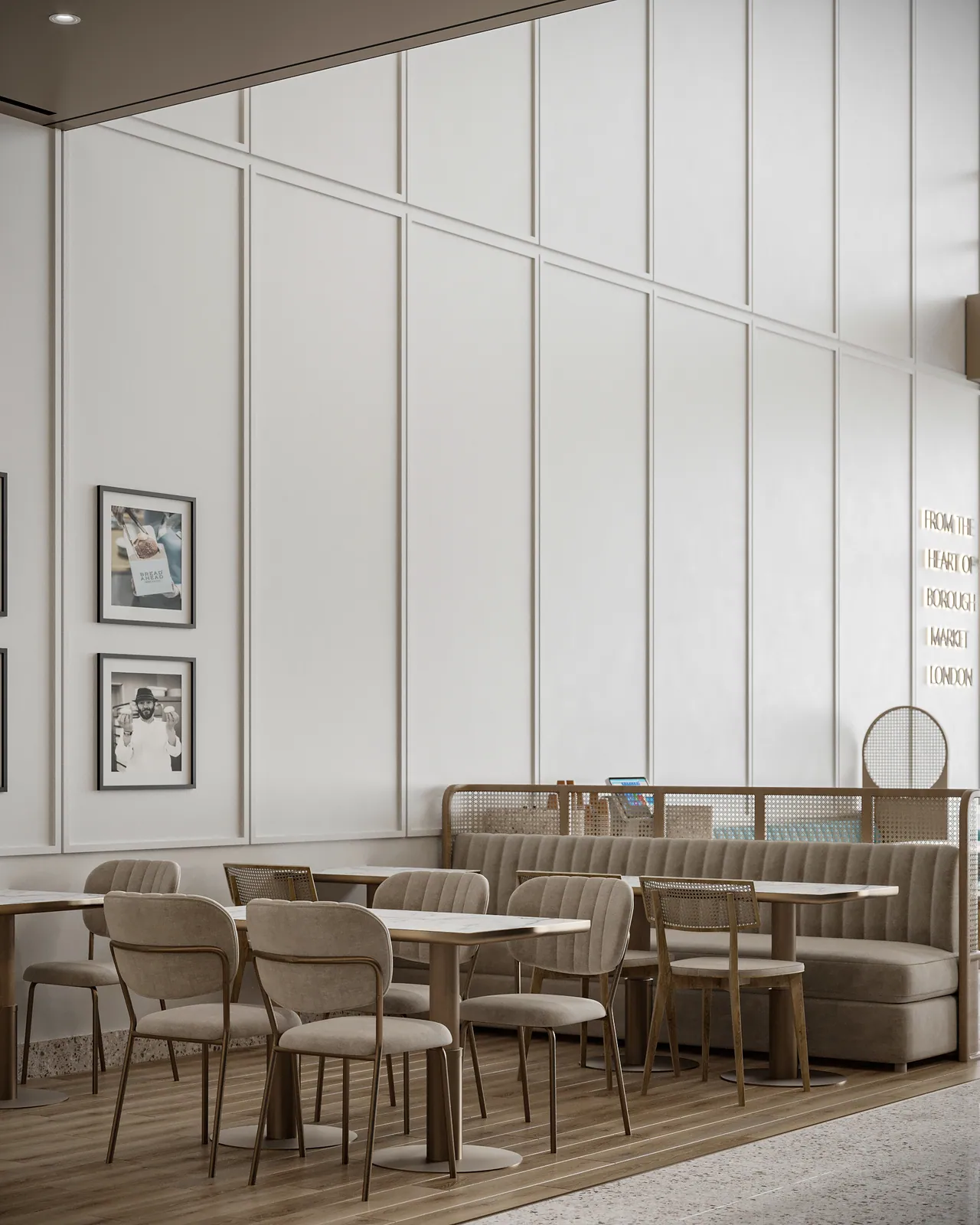 بريد أهيد – جدة – Bread Ahead Bakery & Café, Jeddah | تصميم أمل الفقيه · Amal Alfageeh