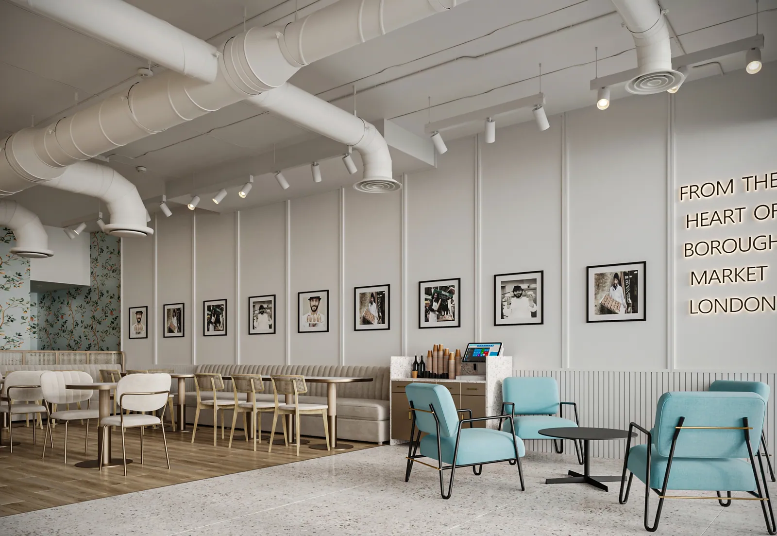 بريد أهيد – الرياض – Bread Ahead Bakery & Café, Riyadh | تصميم أمل الفقيه · Amal Alfageeh