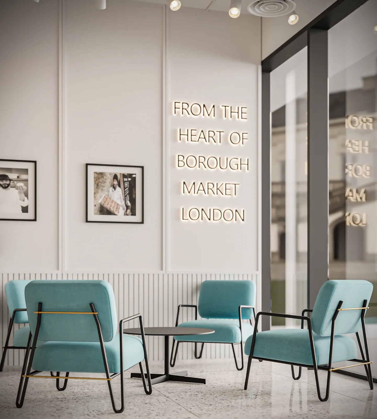 بريد أهيد – الرياض – Bread Ahead Bakery & Café, Riyadh | تصميم أمل الفقيه · Amal Alfageeh