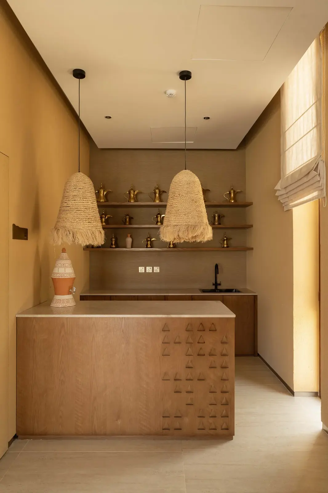 المقهى – حي الدرعية – Café, Diriyah | تصميم أمل الفقيه · Amal Alfageeh