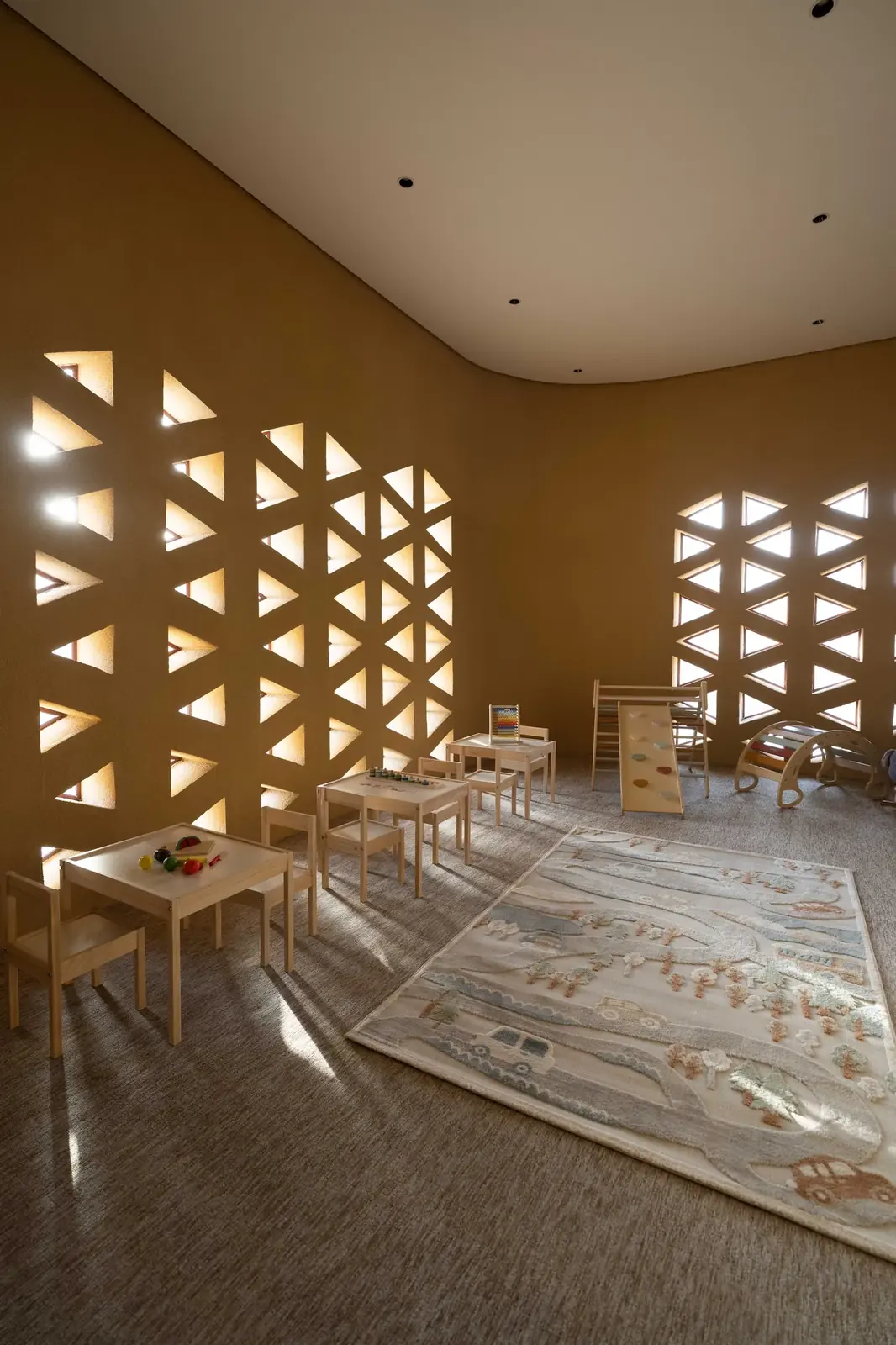 الحضانة – حي الدرعية – Nursery, Diriyah | تصميم أمل الفقيه · Amal Alfageeh