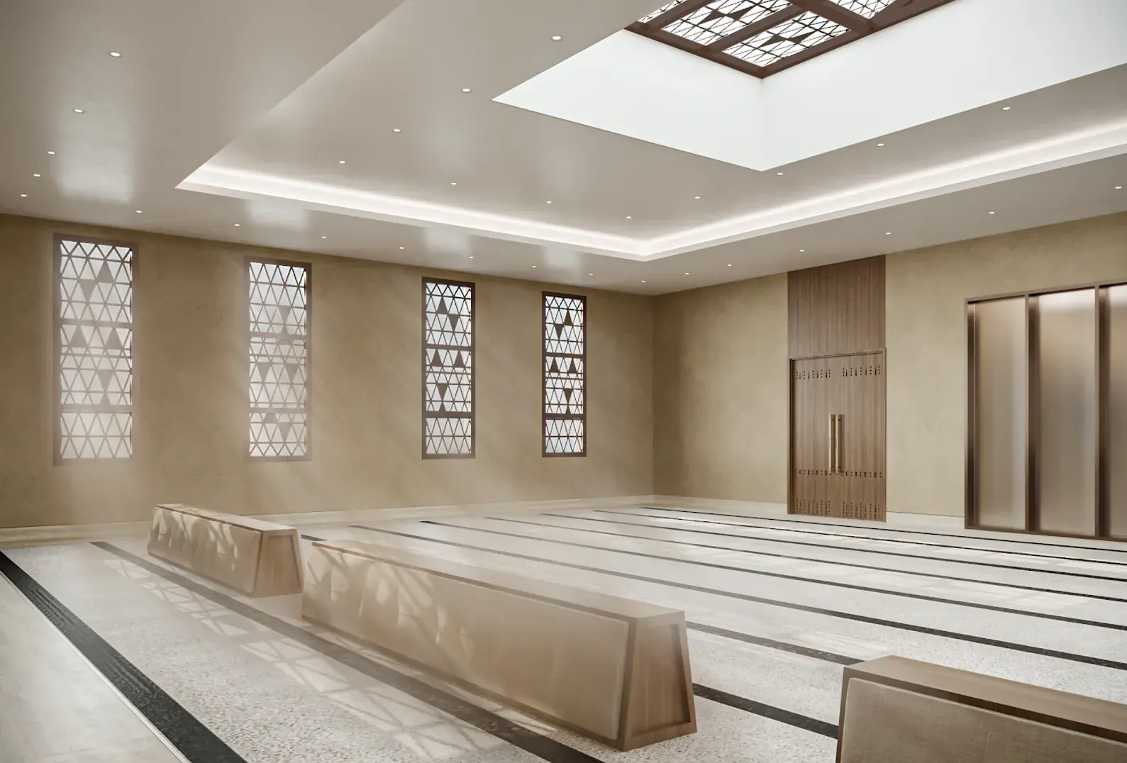 مسجد الميدان – حي الدرعية – Al Maidan Mosque, Diriyah | تصميم أمل الفقيه · Amal Alfageeh