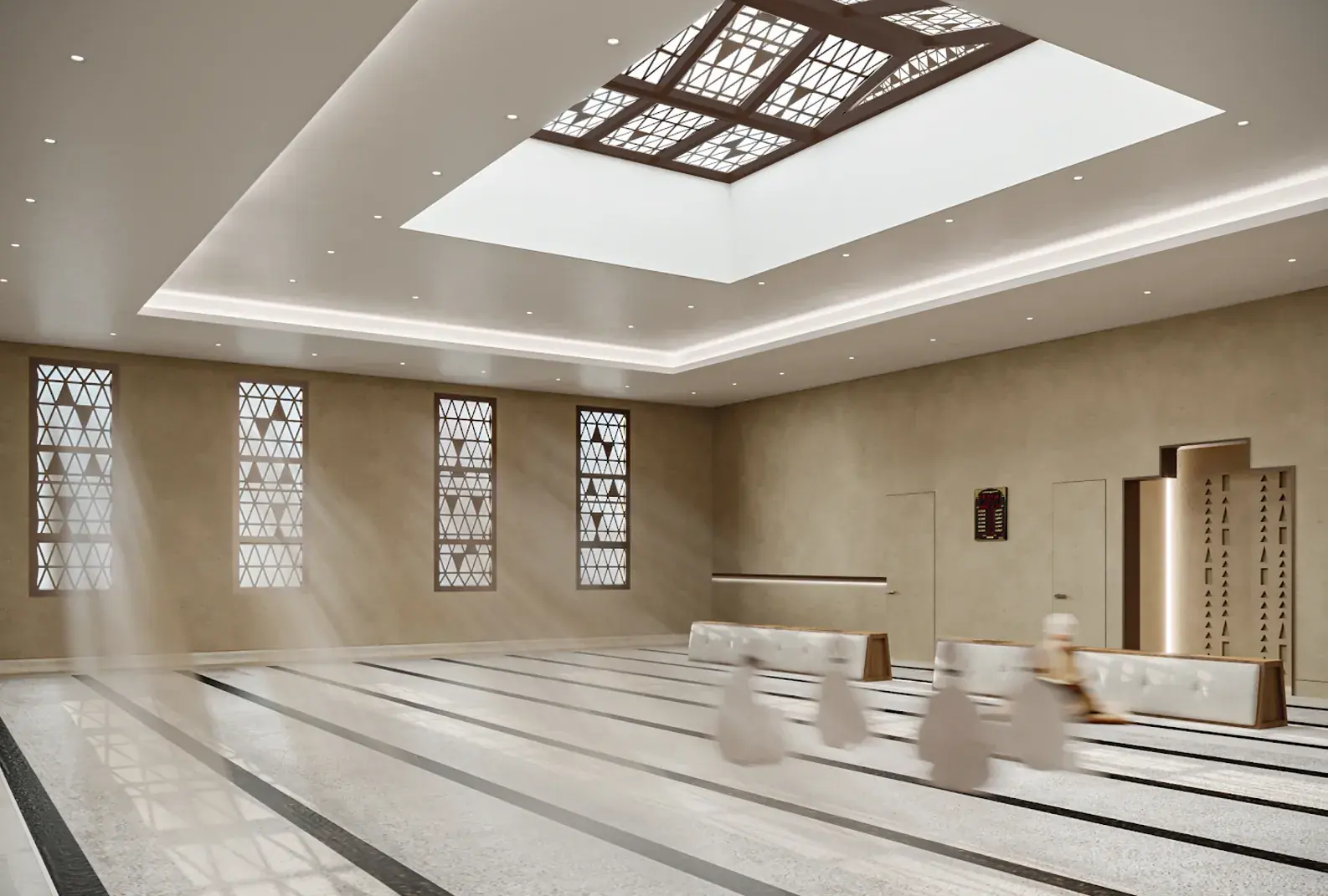 مسجد الميدان – حي الدرعية – Al Maidan Mosque, Diriyah | تصميم أمل الفقيه · Amal Alfageeh
