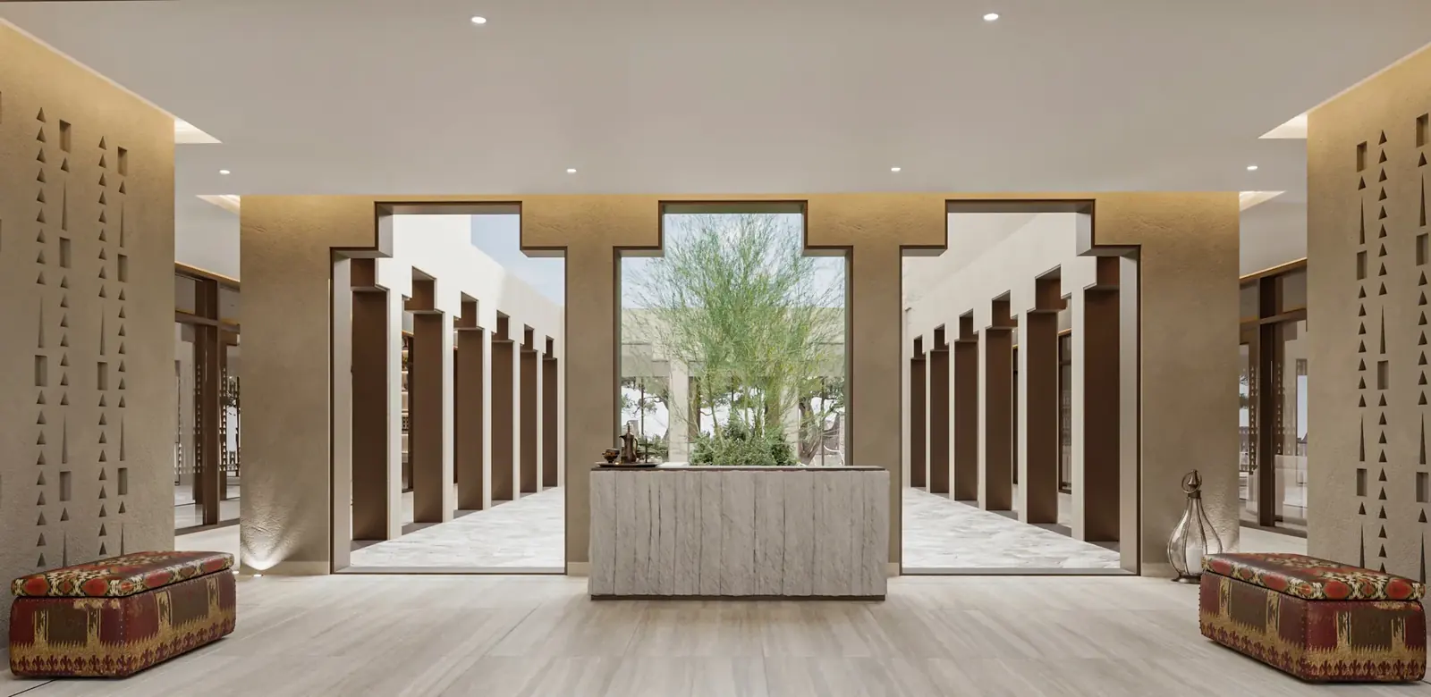 المركز المجتمعي – حي الدرعية – Community Center, Diriyah | تصميم أمل الفقيه · Amal Alfageeh