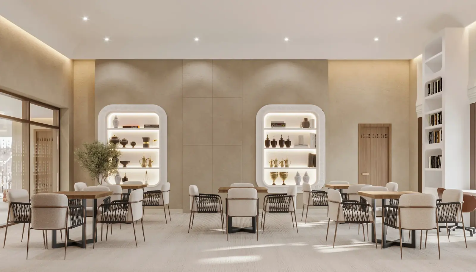 المركز المجتمعي – حي الدرعية – Community Center, Diriyah | تصميم أمل الفقيه · Amal Alfageeh