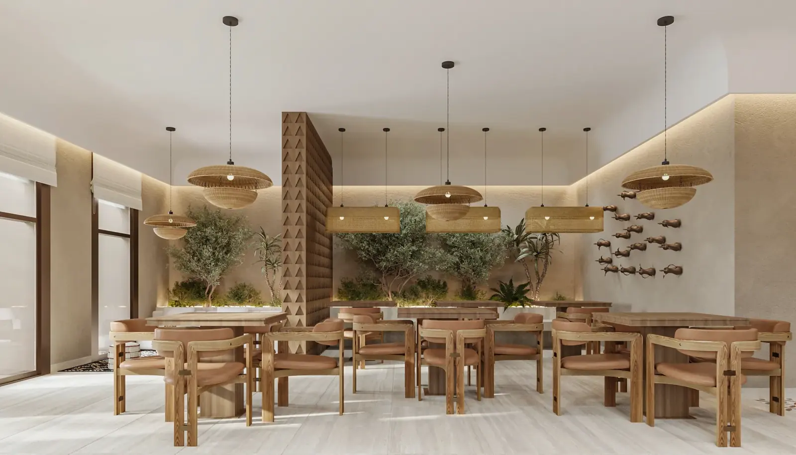المقهى – حي الدرعية – Café, Diriyah | تصميم أمل الفقيه · Amal Alfageeh