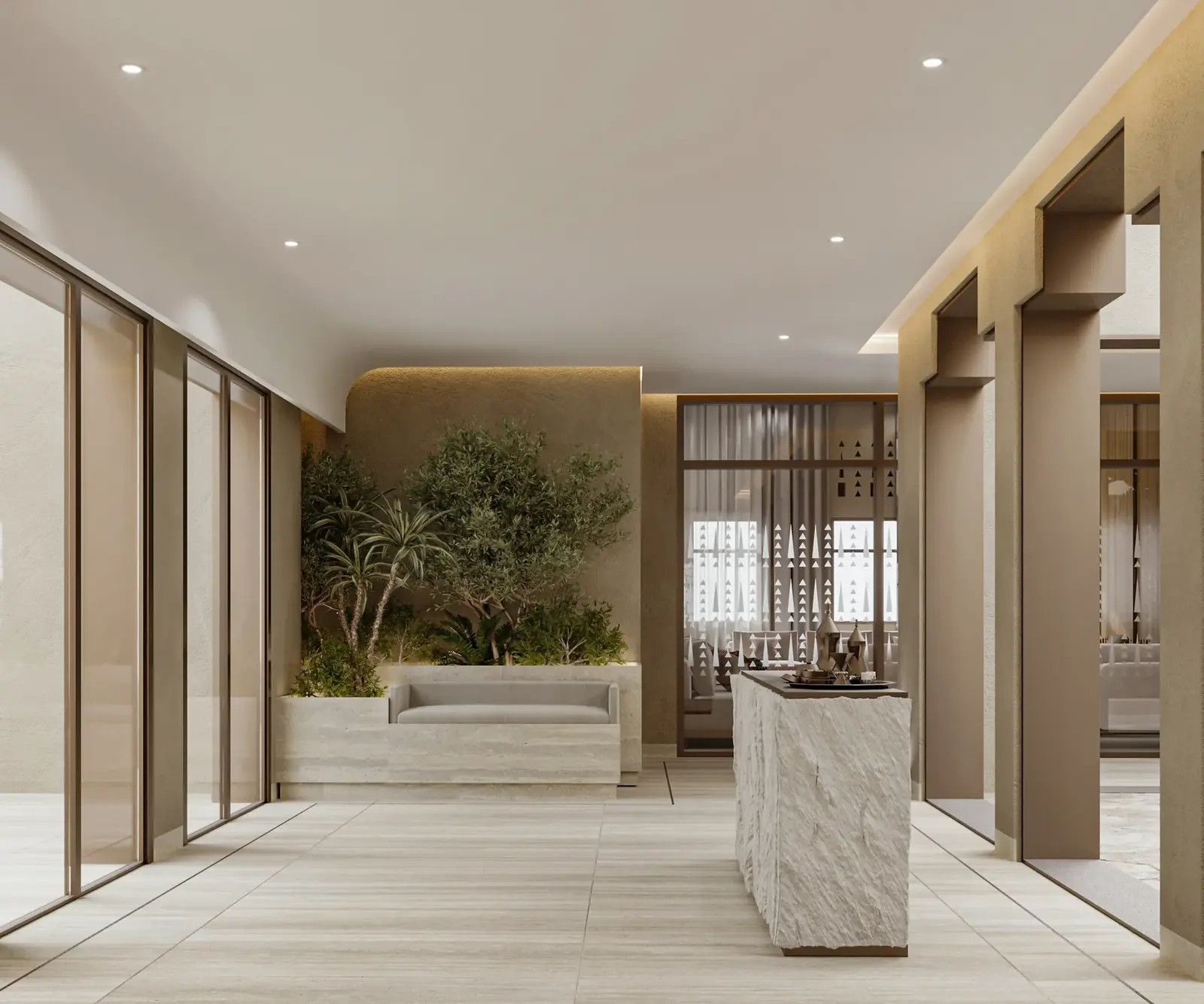 المركز المجتمعي – حي الدرعية – Community Center, Diriyah | تصميم أمل الفقيه · Amal Alfageeh
