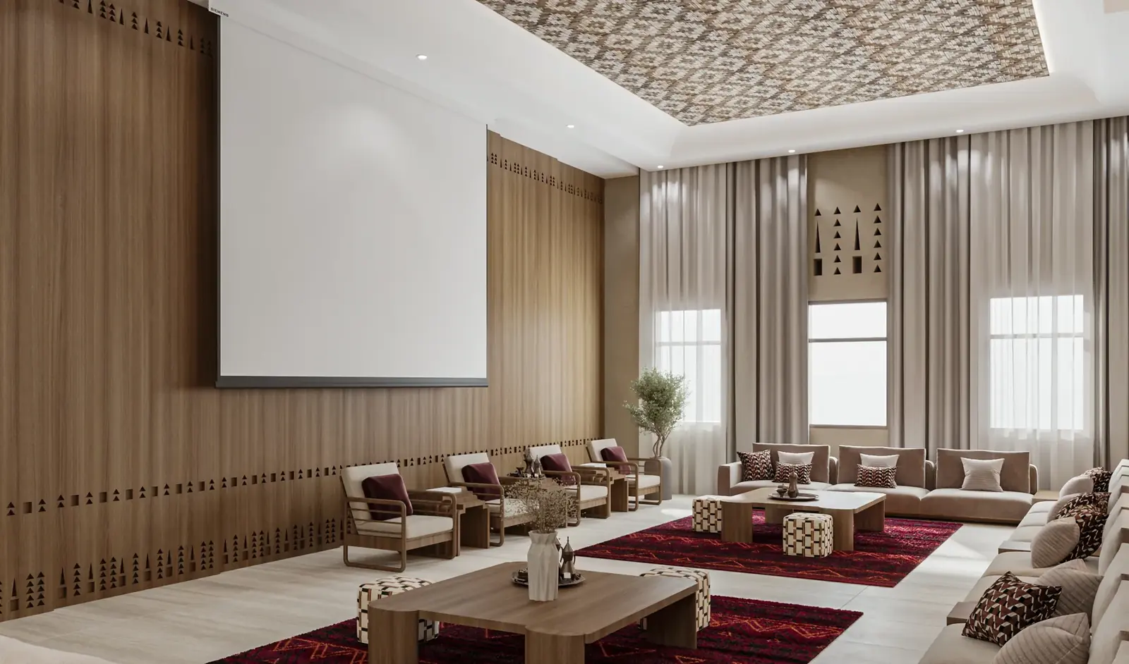 المركز المجتمعي – حي الدرعية – Community Center, Diriyah | تصميم أمل الفقيه · Amal Alfageeh