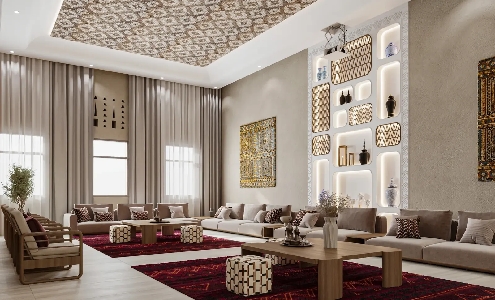 المركز المجتمعي – حي الدرعية – Community Center, Diriyah | تصميم أمل الفقيه · Amal Alfageeh