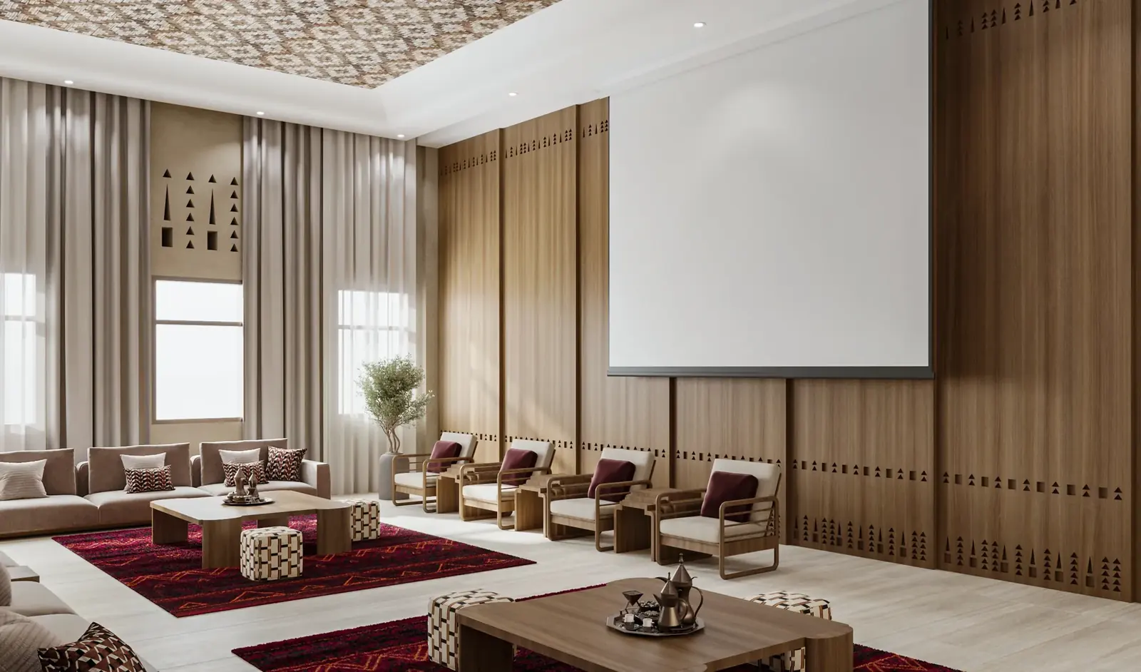 المركز المجتمعي – حي الدرعية – Community Center, Diriyah | تصميم أمل الفقيه · Amal Alfageeh