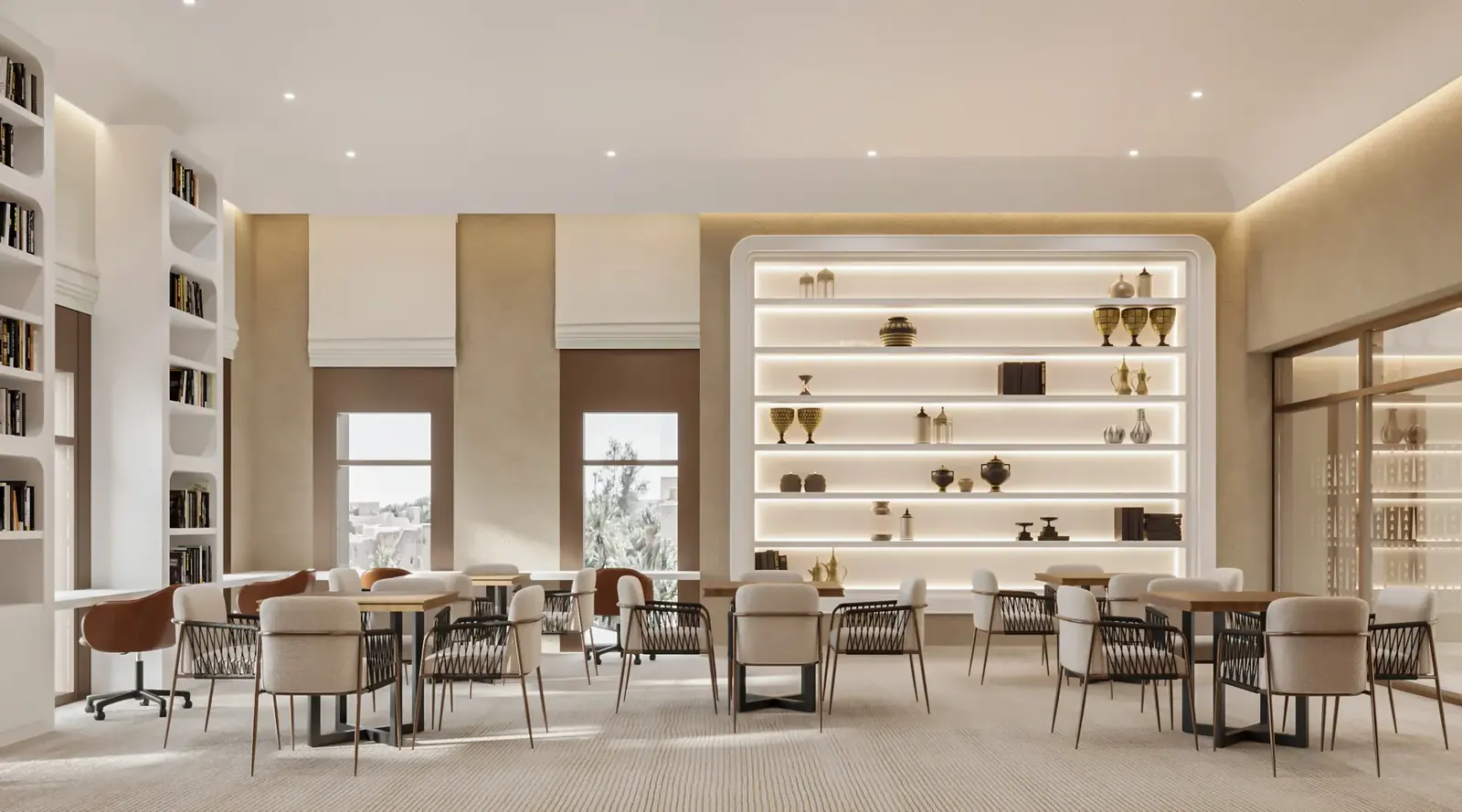 المركز المجتمعي – حي الدرعية – Community Center, Diriyah | تصميم أمل الفقيه · Amal Alfageeh