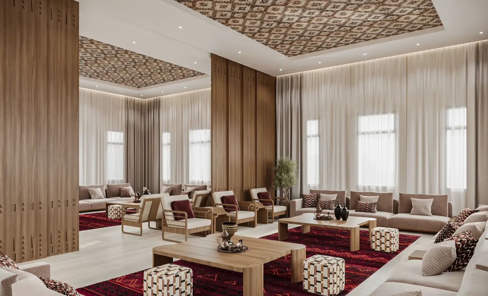 المركز المجتمعي – حي الدرعية – Community Center, Diriyah | تصميم أمل الفقيه · Amal Alfageeh