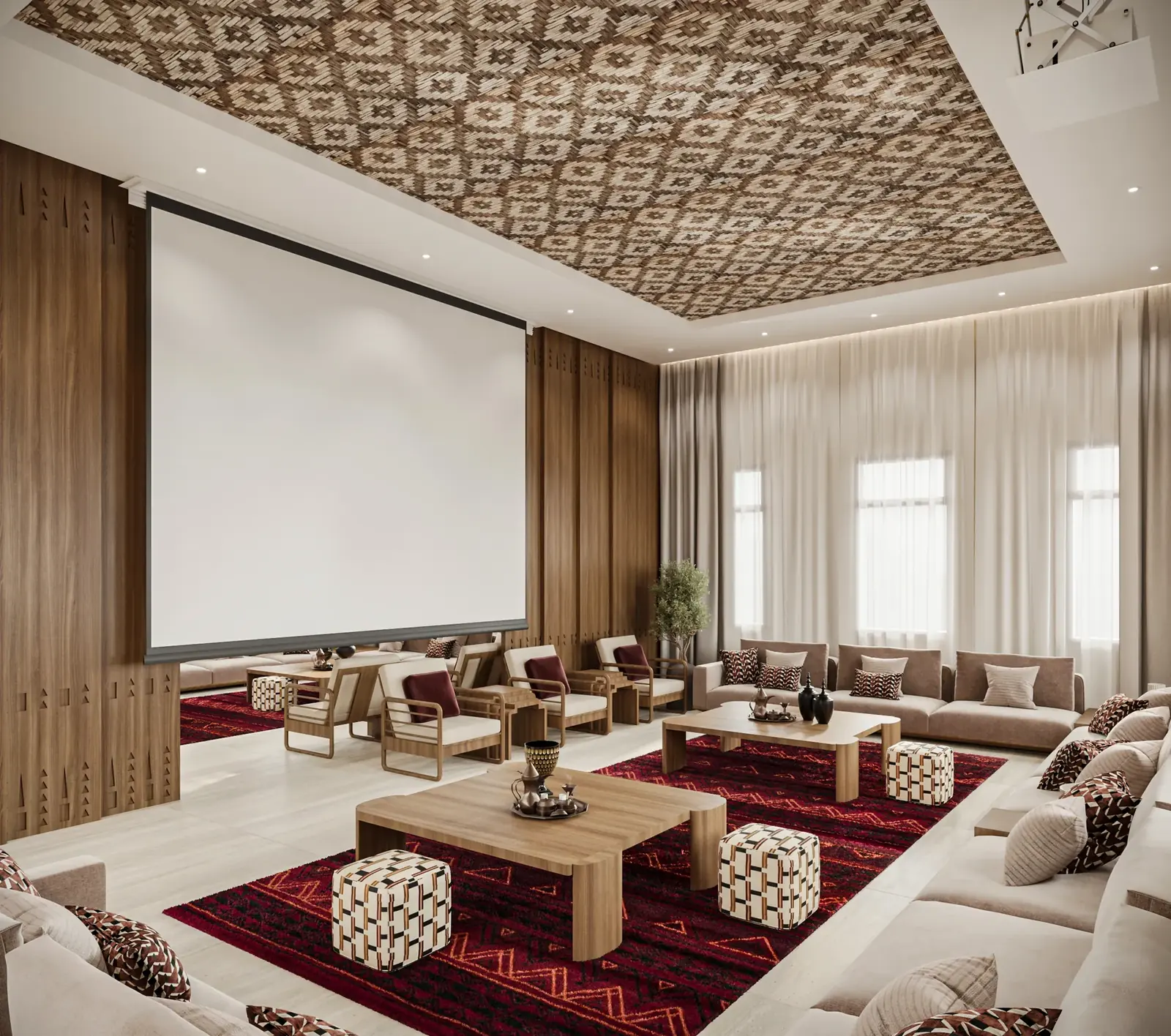 المركز المجتمعي – حي الدرعية – Community Center, Diriyah | تصميم أمل الفقيه · Amal Alfageeh