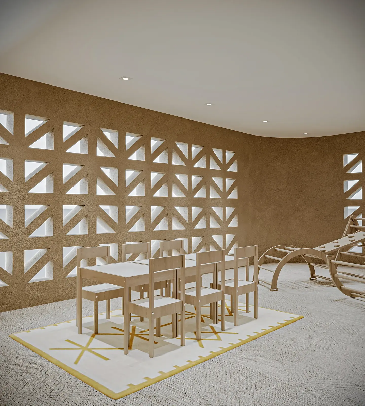 الحضانة – حي الدرعية – Nursery, Diriyah | تصميم أمل الفقيه · Amal Alfageeh