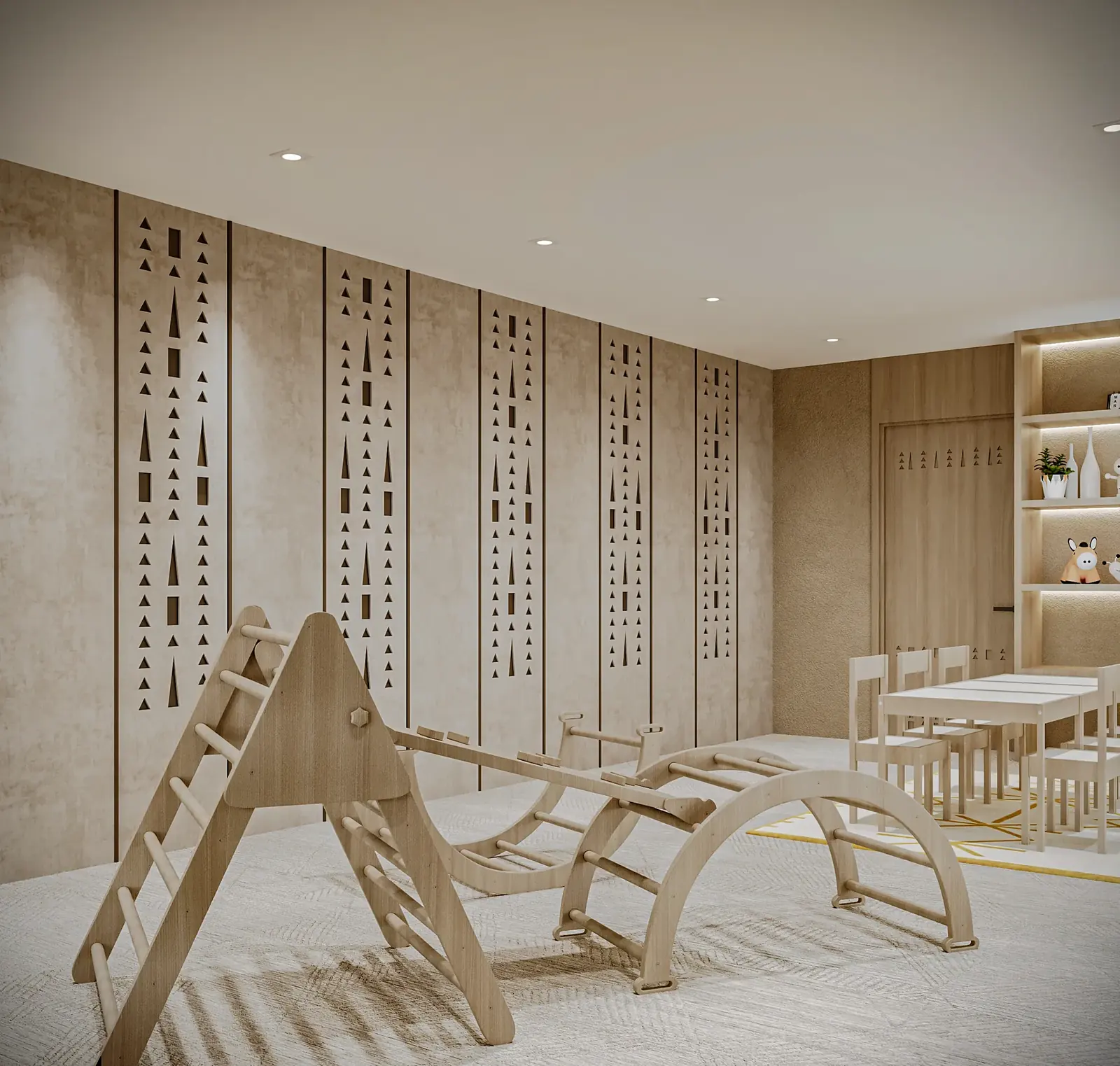 الحضانة – حي الدرعية – Nursery, Diriyah | تصميم أمل الفقيه · Amal Alfageeh