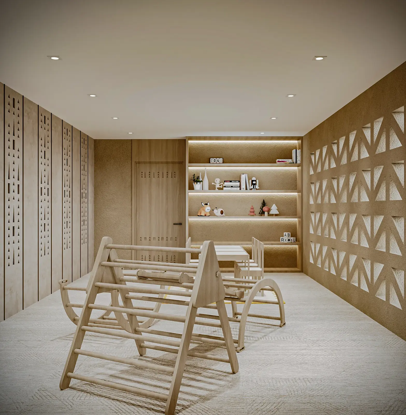 الحضانة – حي الدرعية – Nursery, Diriyah | تصميم أمل الفقيه · Amal Alfageeh