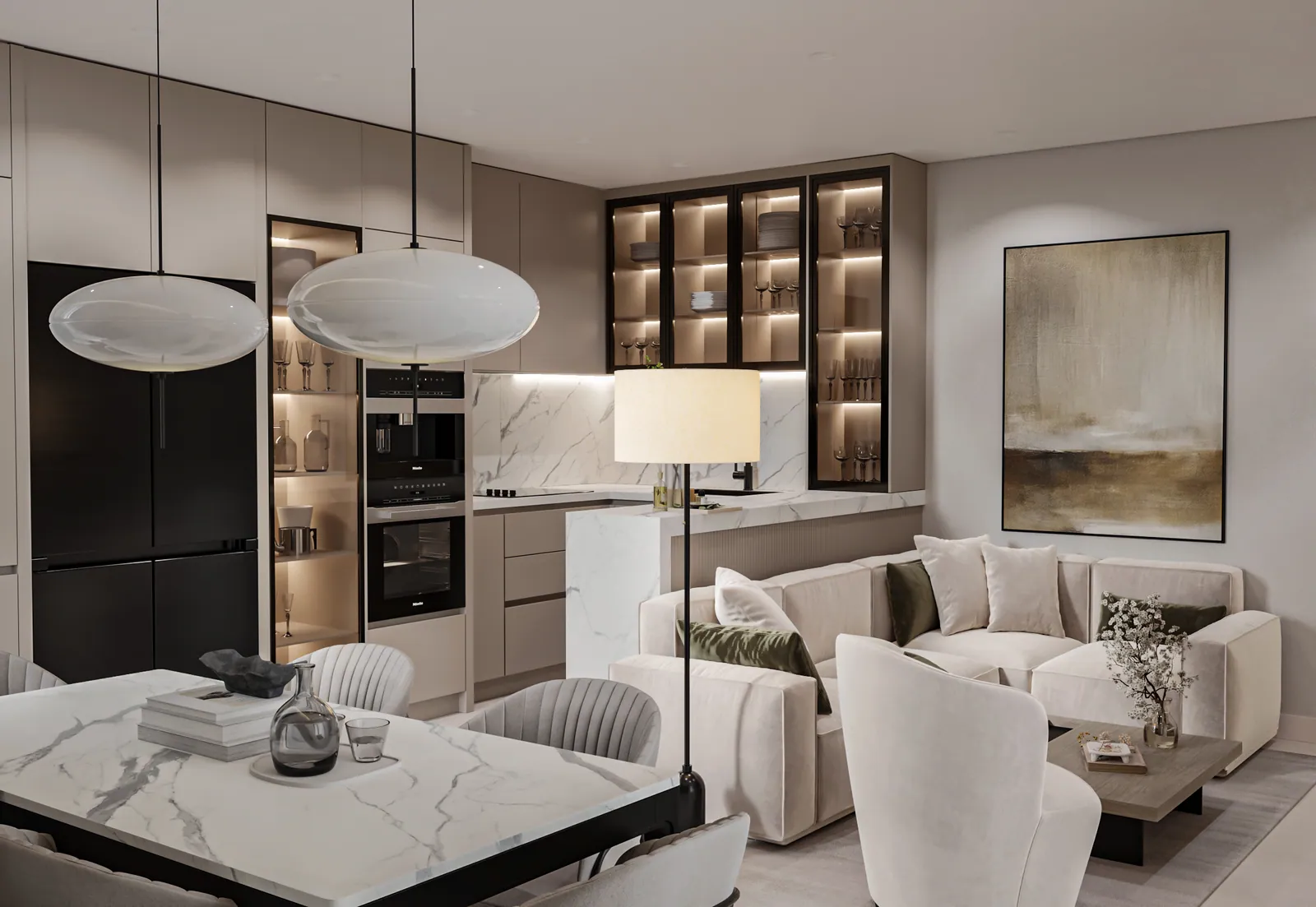 شقة LEN – يريفان – LEN Apartment, Yerevan | تصميم أمل الفقيه · Amal Alfageeh