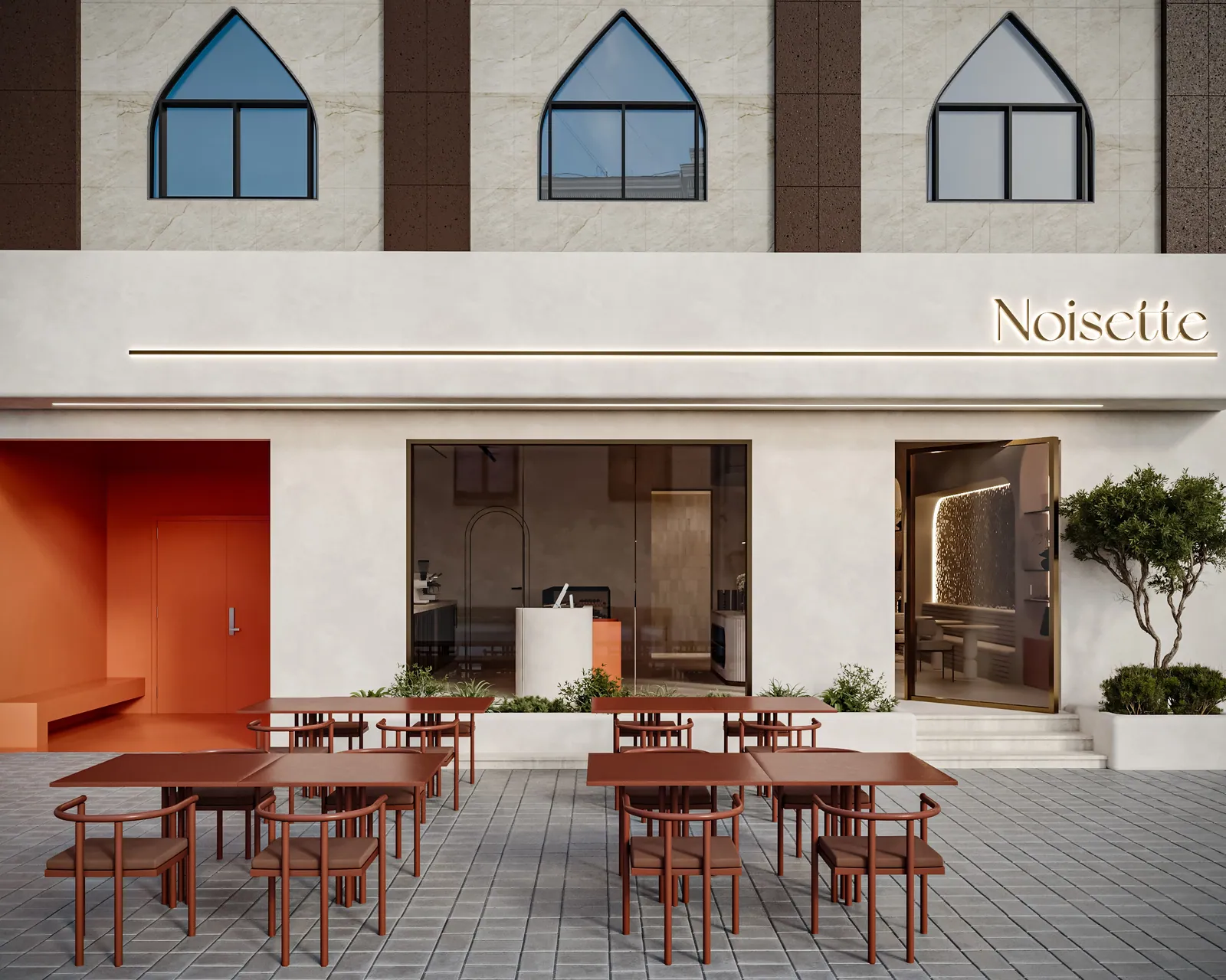 مقهى نوازيت – الرياض – Noisette Café, Riyadh | تصميم أمل الفقيه · Amal Alfageeh