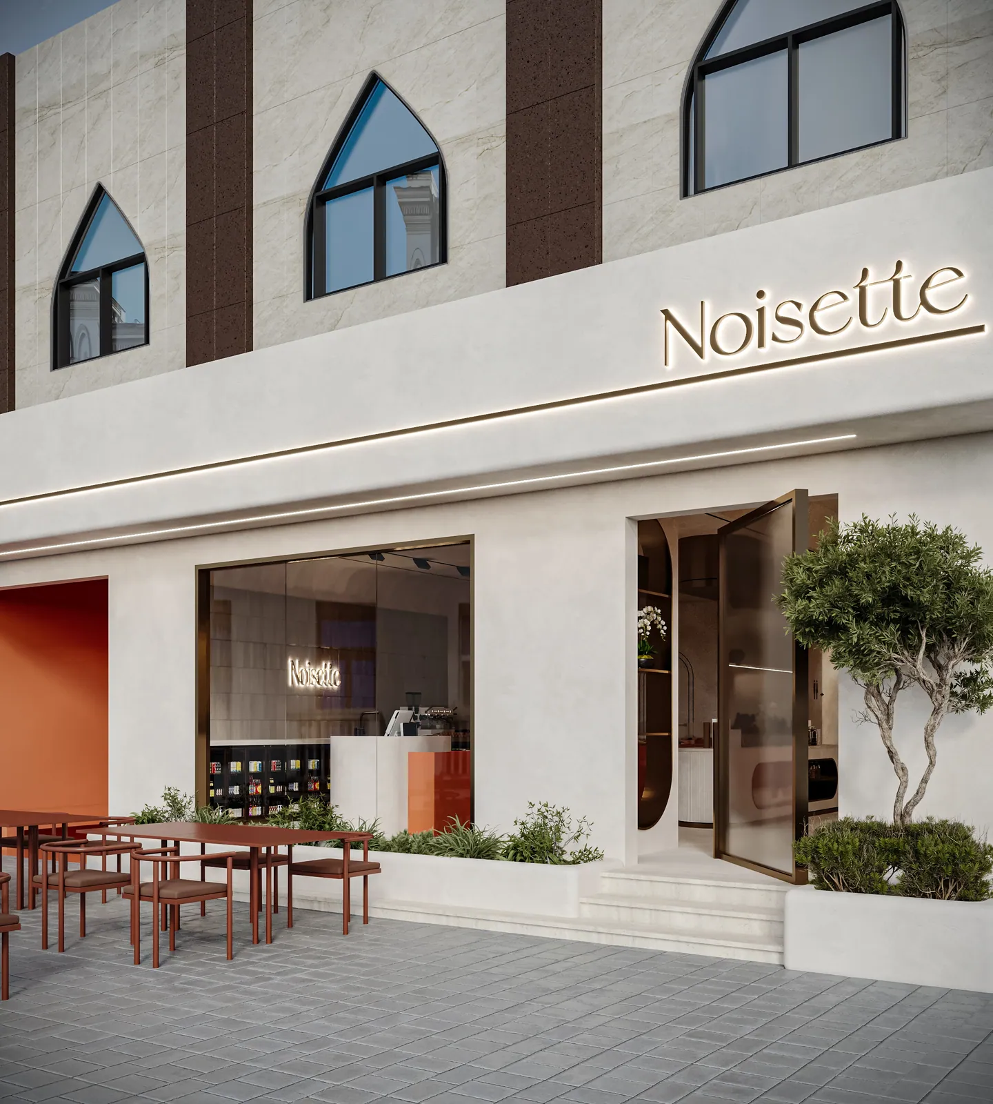 مقهى نوازيت – الرياض – Noisette Café, Riyadh | تصميم أمل الفقيه · Amal Alfageeh