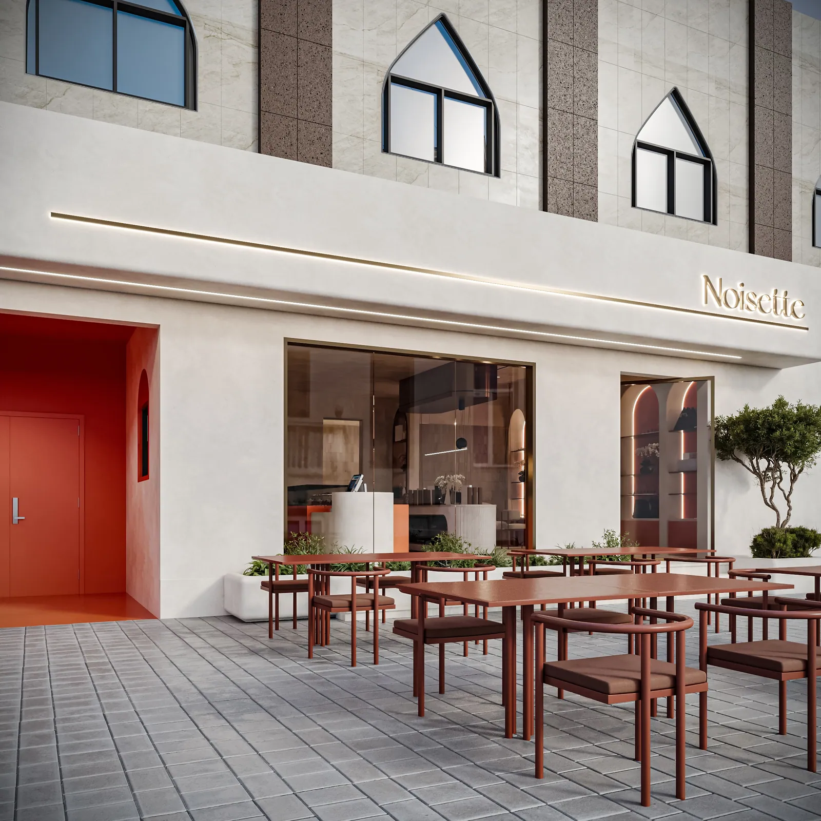 مقهى نوازيت – الرياض – Noisette Café, Riyadh | تصميم أمل الفقيه · Amal Alfageeh