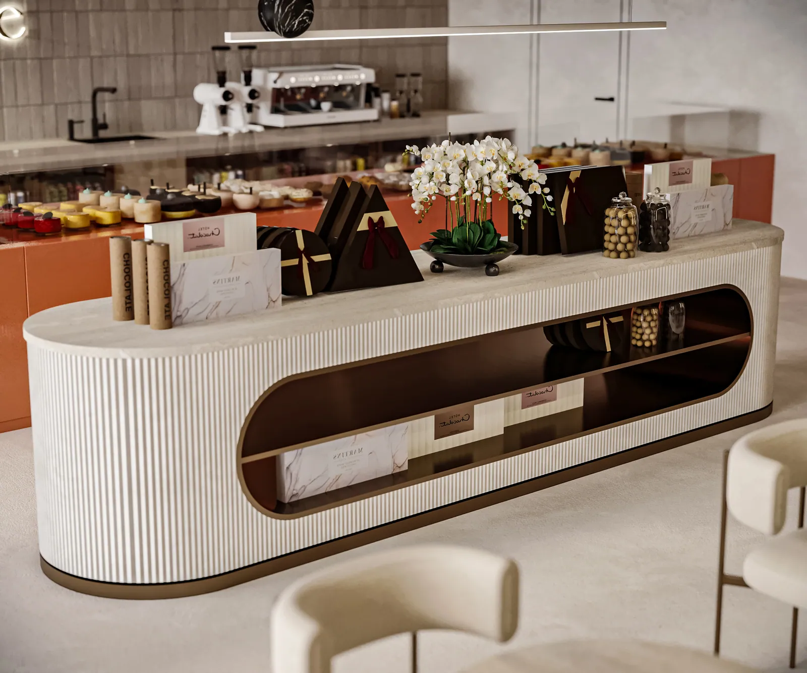 مقهى نوازيت – الرياض – Noisette Café, Riyadh | تصميم أمل الفقيه · Amal Alfageeh