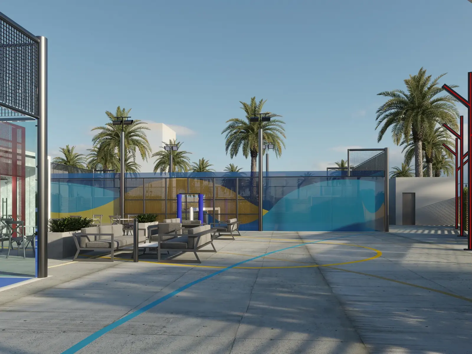 نادي بادل تنس – Padel Tennis Club | تصميم أمل الفقيه · Amal Alfageeh