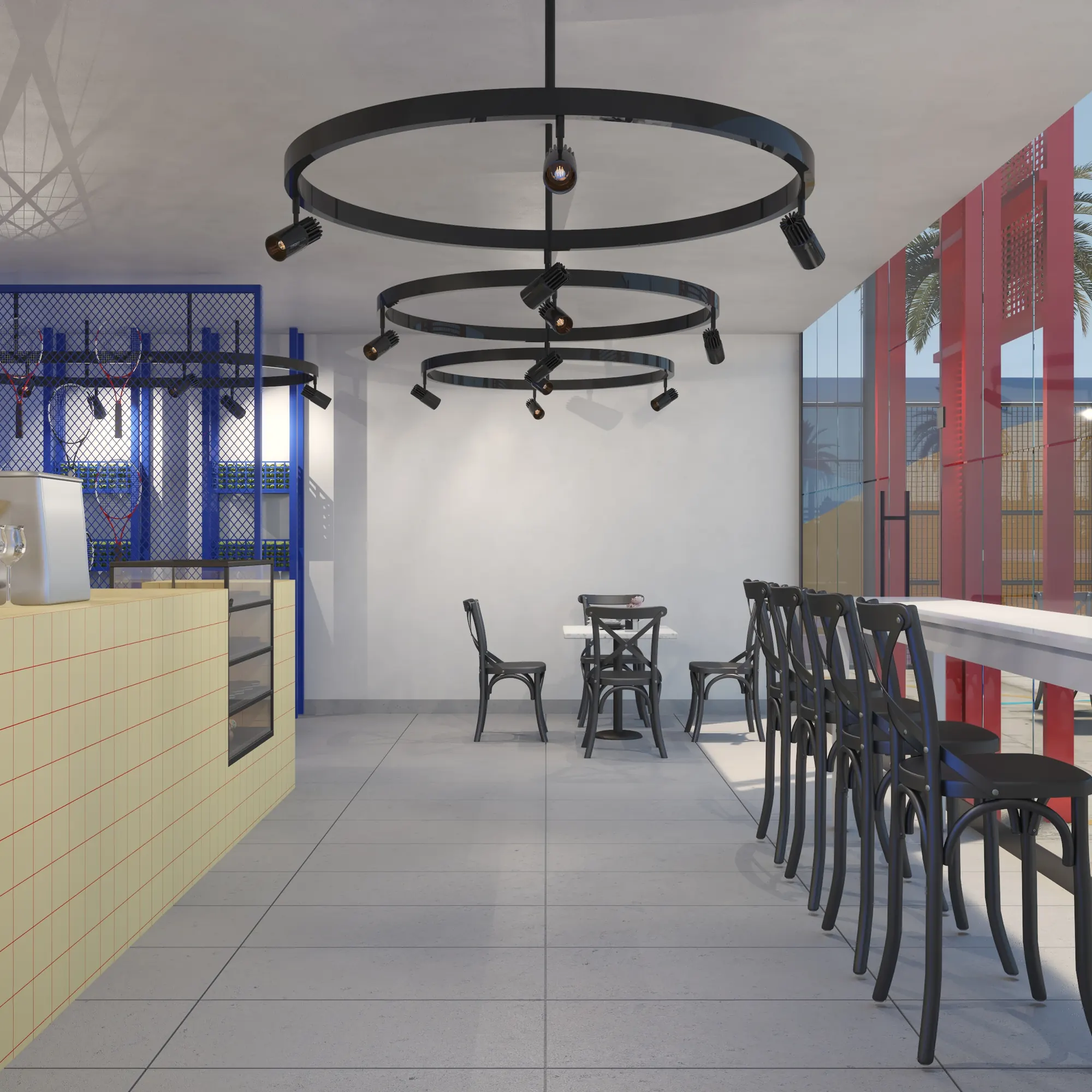 نادي بادل تنس – Padel Tennis Club | تصميم أمل الفقيه · Amal Alfageeh