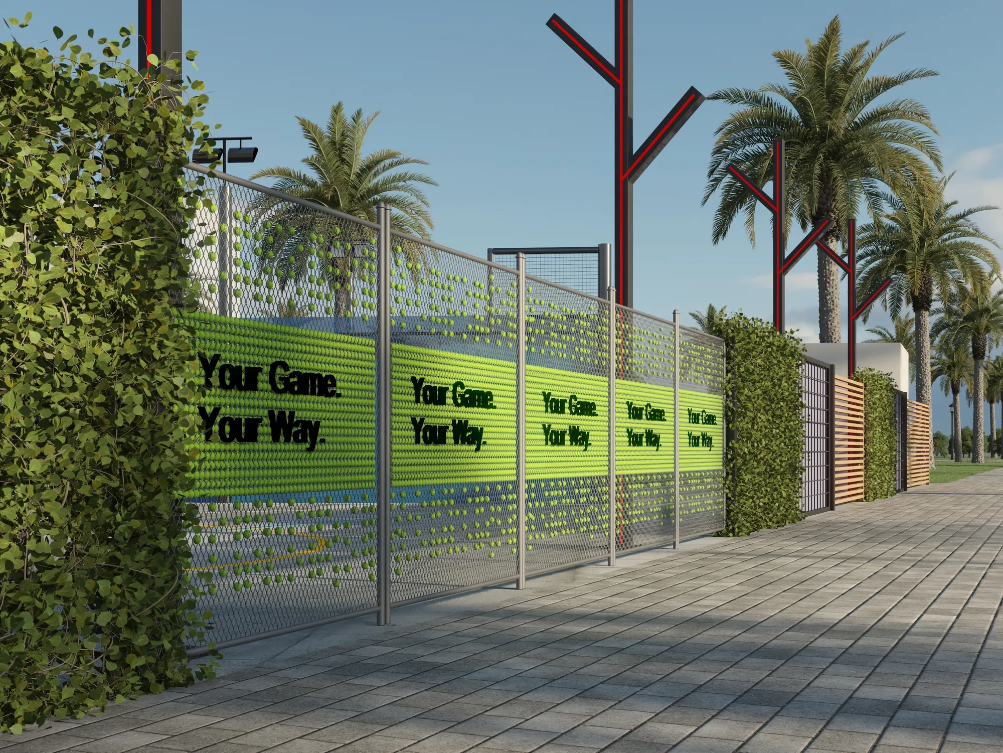 نادي بادل تنس – Padel Tennis Club | تصميم أمل الفقيه · Amal Alfageeh